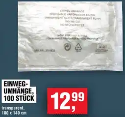 Handelshof Einwegumhänge, 100 stück Angebot