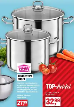 Handelshof GSW Jumbotopf profi Angebot