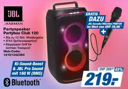 expert Techno Land JBL Partyspeaker Partybox Club 120 Angebot