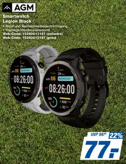 expert Techno Land AGM Smartwatch Legion Black Angebot