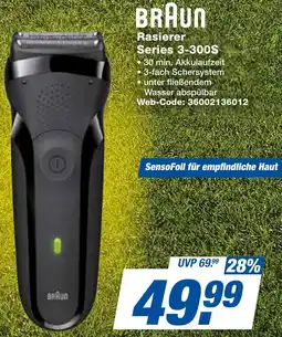 expert Techno Land BRAUN Rasierer Series 3-300S Angebot