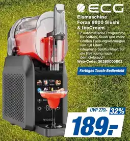 expert Techno Land ECG Eismaschine Forza 9800 Slushi & IceCream Angebot