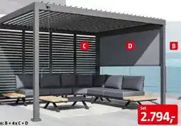 Bauhaus Alu-Pavillon 'Milos' Angebot