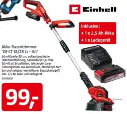 Bauhaus Einhell Akku-Rasentrimmer 'GE-CT 18/28 Li - Kit' Angebot