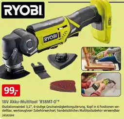 Bauhaus RYOBI 18V Akku-Multitool 'R18MT-0' Angebot