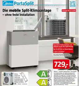 Bauhaus Midea - mobile Splitanlage 'PortaSplit' Angebot