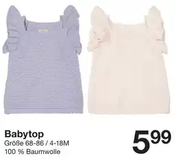 Zeeman Babytop Angebot