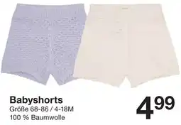 Zeeman Babyshorts Angebot