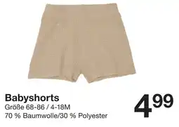 Zeeman Babyshorts Angebot