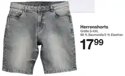 Zeeman Herrenshorts Angebot