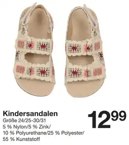 Zeeman Kindersandalen Angebot