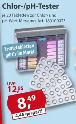 Sonderpreis Baumarkt mediPOOL Chlor-/pH-Tester Angebot