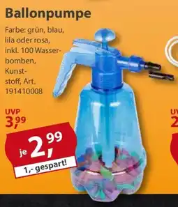 Sonderpreis Baumarkt Ballonpumpe Angebot