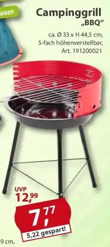 Sonderpreis Baumarkt Campinggrill ,,BBQ" Angebot