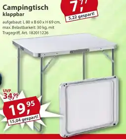 Sonderpreis Baumarkt Campingtisch klappbar Angebot