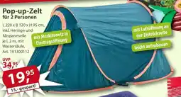 Sonderpreis Baumarkt Pop-up-Zelt für 2 Personen Angebot