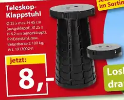 Sonderpreis Baumarkt Teleskop- Klappstuhl Angebot