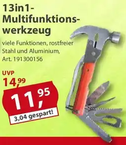 Sonderpreis Baumarkt 13in1- Multifunktionswerkzeug Angebot