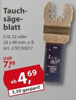Sonderpreis Baumarkt Tauchsägeblatt Angebot