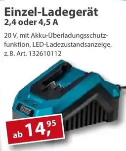 Sonderpreis Baumarkt GERMANIA Plattform 2.0 Einzel-Ladegerät 2,4 oder 4,5 A Angebot