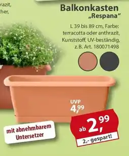 Sonderpreis Baumarkt Balkonkasten ,,Respana" Angebot