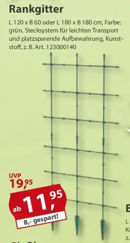 Sonderpreis Baumarkt Rankgitter Angebot