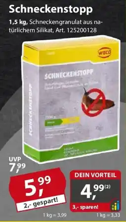 Sonderpreis Baumarkt Weco Schneckenstopp Angebot