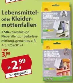 Sonderpreis Baumarkt Weco Lebensmittel- oder Kleider- mottenfallen Angebot