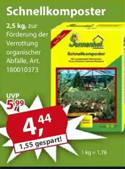 Sonderpreis Baumarkt Schnellkomposter Angebot