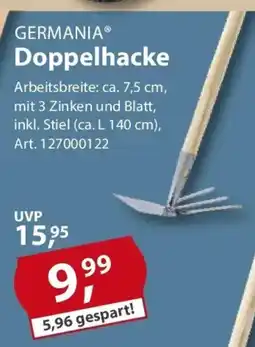 Sonderpreis Baumarkt GERMANIA Doppelhacke Angebot