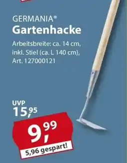 Sonderpreis Baumarkt GERMANIA Gartenhacke Angebot
