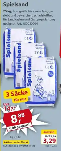 Sonderpreis Baumarkt Spielsand Angebot