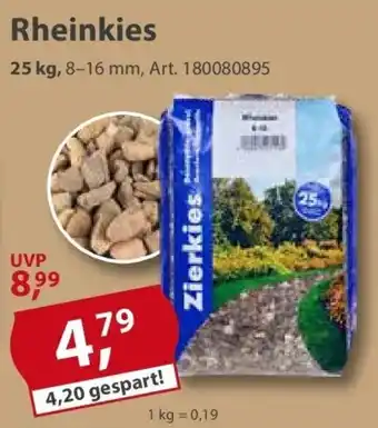 Sonderpreis Baumarkt Rheinkies Angebot