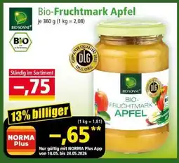 Norma Bio-Fruchtmark Apfel Angebot