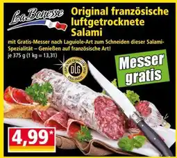 Norma Original französische luftgetrocknete Salami Angebot