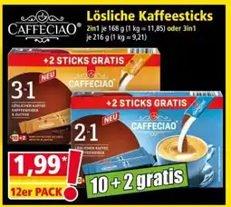 Norma Lösliche Kaffeesticks Angebot