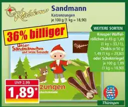 Norma Sandmann Katzenzungen Angebot