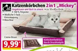 Norma Katzenkörbchen 2 in 1 Mickey Angebot