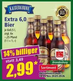 Norma Extra 6,0 Bier Angebot