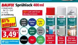 Norma BAUFIX Sprühlack 400 ml Angebot