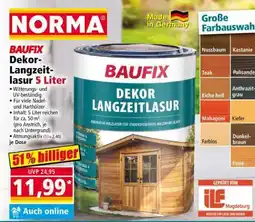 Norma BAUFIX Dekor-Langzeitlasur 5 Liter Angebot