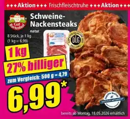 Norma Schweine- nackensteaks Angebot