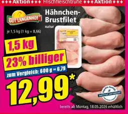 Norma Hähnchen-Brustfilet natur Angebot