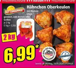 Norma Hähnchen Oberkeulen Angebot