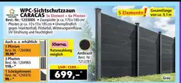 Norma WPC–Sichtschutzzaun CARACAS Angebot
