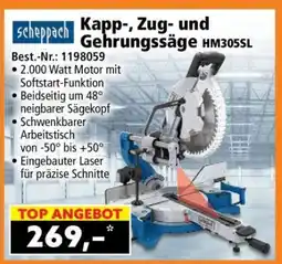 Norma Kapp-, Zug- und Gehrungssäge HM305SL Angebot