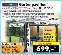Norma Gartenpavillon Angebot