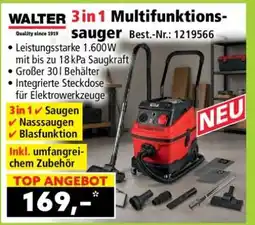 Norma WALTER 3in1 Multifunktionssauger Angebot