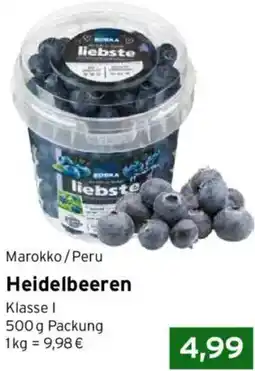 CAP Markt Marokko/Peru Heidelbeeren Angebot