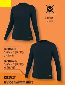 Lidl Crivit UV-Schwimmshirt Angebot
